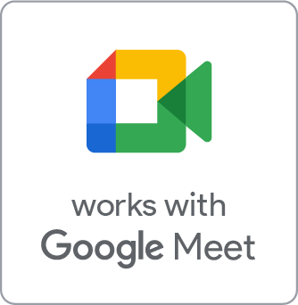 Works with Google Meet